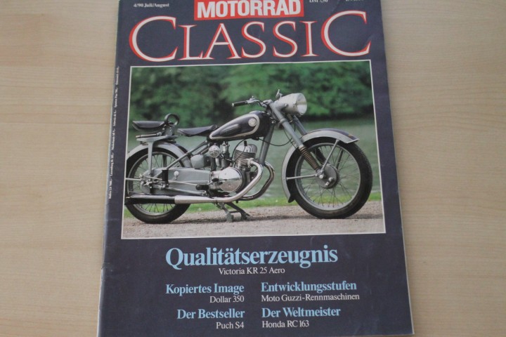 Deckblatt Motorrad Classic (04/1990)